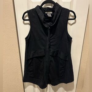 Prairie Underground Organic Cotton Full zip Vest Black , size M